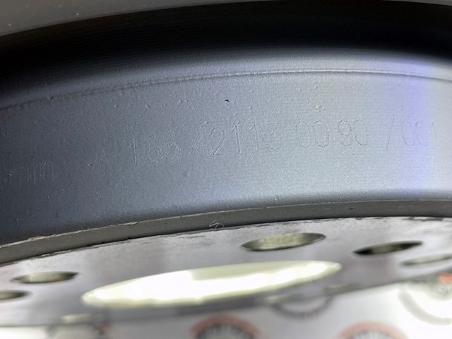 Диск гальмівний передній Mercedes A166421130090