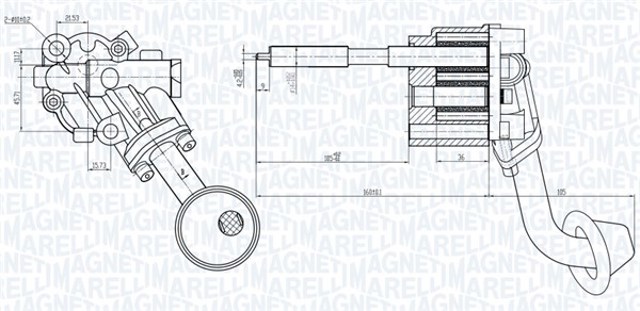 OP0057 Magneti Marelli Масляний насос двигуна
