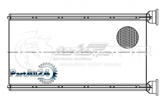 Радіатор пічки (обігрівача) Luzar LRH1152 ціна, від 164.54 USD