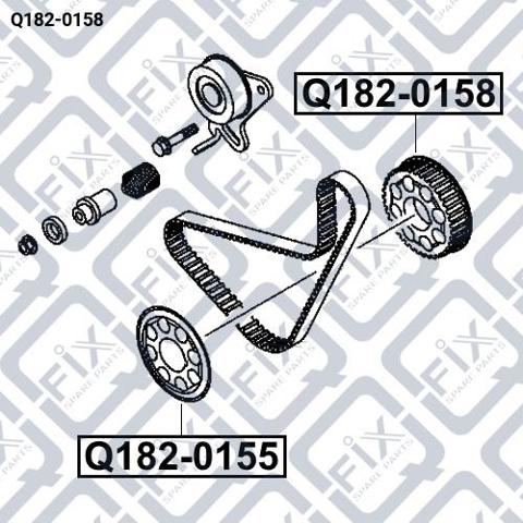 Шестерня балансировочного вала Q-fix Q1820158 ціна, від 24.07 USD