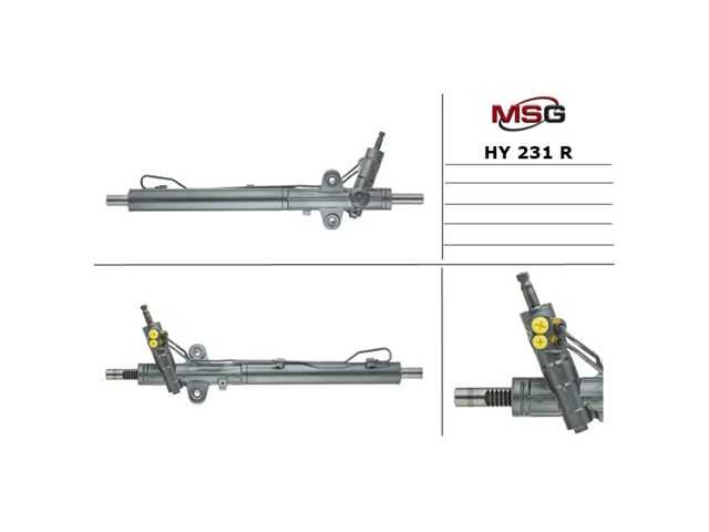 HY231R MSG Рейковий рульовий механізм