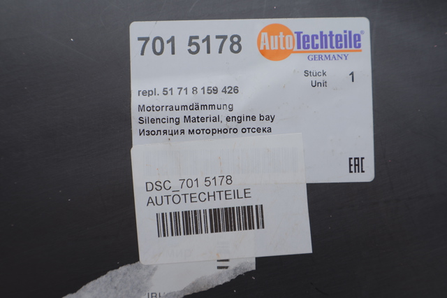 Підкрилок переднього крила, правий передній Autotechteile 7015178