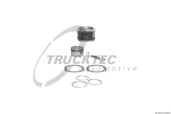 115053 Trucktec поршневий комплект компресора (поршень + гільза (TRUCK))