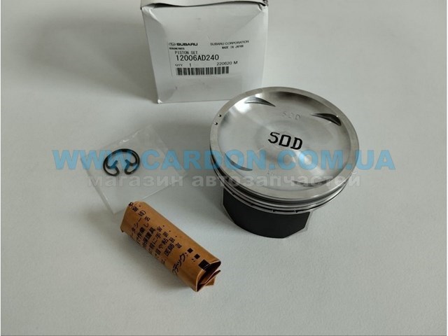 Поршень з пальцем без кілець, 2-й ремонт (+0,50) SUBARU 12006AD240 Поршень з пальцем без кілець, 2-й ремонт (+0,50) SUBARU 12006AD240