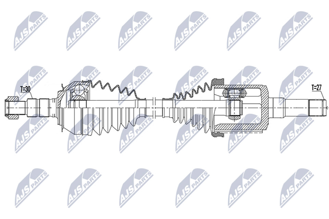 Піввісь передня, права General Motors 13355113 ціна, від 120.61 USD