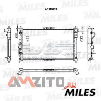 Радіатор охолодження двигуна ACRM063 Miles