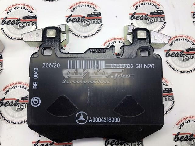 Передні тормозні колодки A000420650265 Mercedes