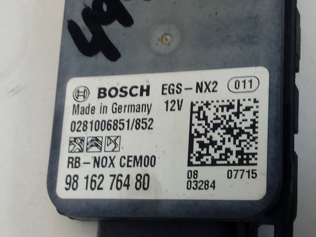 Купити 9816276480 Opel Датчик оксидів азоту NOX, передній