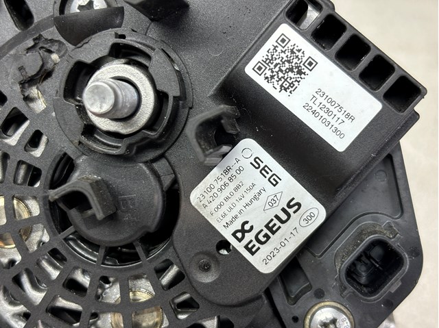 Генератор Renault (RVI) 231007518R ціна, від 109.20 USD