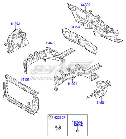  Hyundai/Kia 646064L000