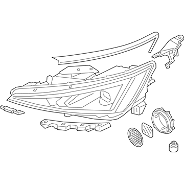 Фара правая TYC FP3263R2T ціна, від 684.72 USD