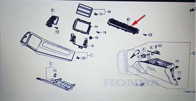 77630T7WA01ZA Honda