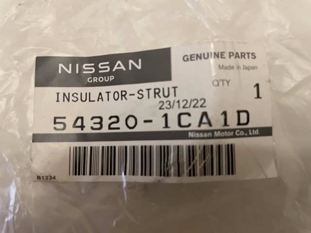 543201CA1D Nissan/Infiniti Кріплення переднього амортизатора