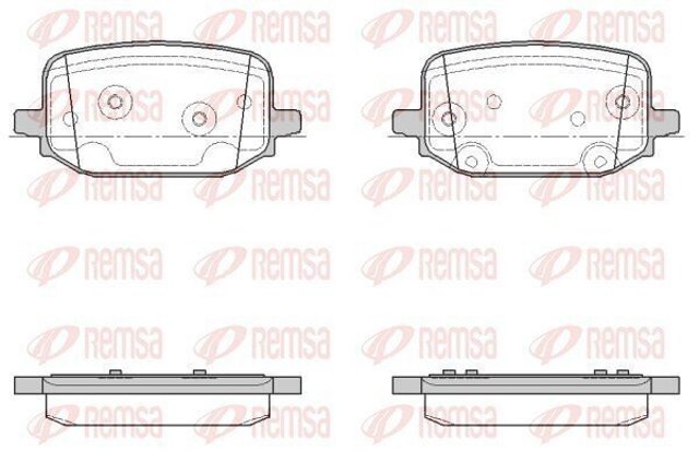 Задні дискові колодки Power Stop Z362232