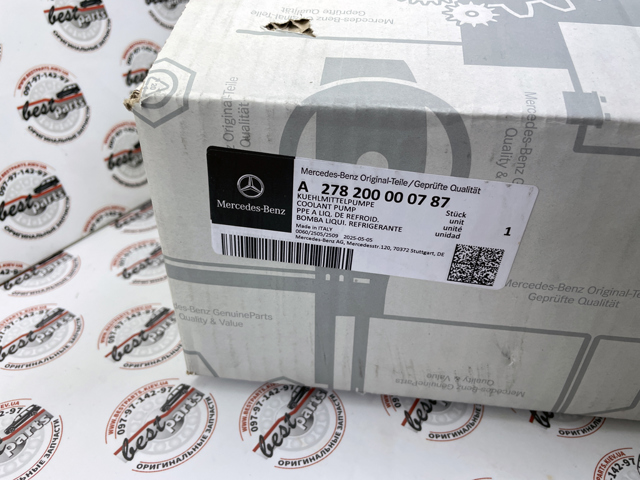 Помпа охолодження Mercedes A278200000787 ціна, від 246.14 USD