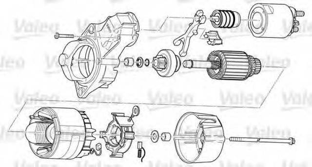 Стартер D7ES5 VALEO