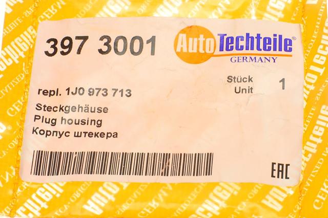 Роз'єм (фішка) дросельної заслінки Autotechteile 3973001