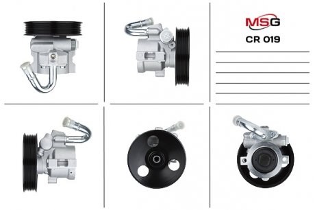 Насос гідропідсилювача керма (ГПК) CR019 MSG