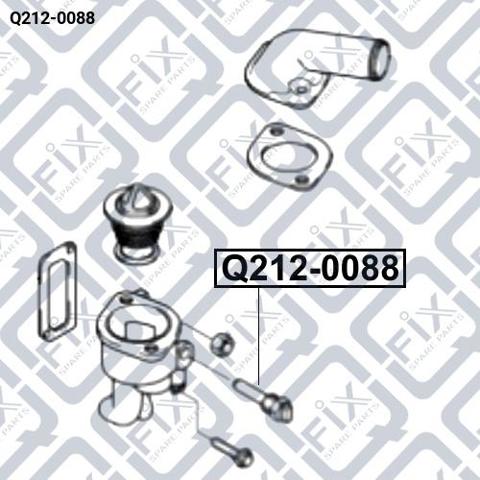 Купити Q2120088 Q-fix Датчик температури охолоджуючої рідини
