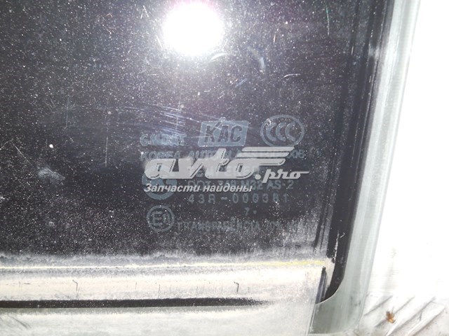 96548186 Peugeot/Citroen скло задньої двері лівої