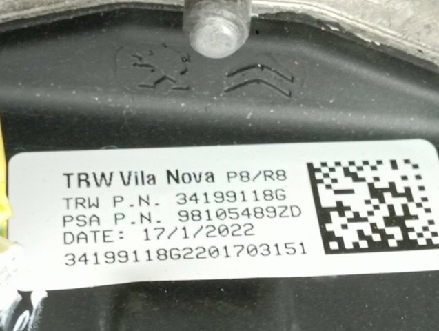 Рульове колесо Peugeot/Citroen 98105489ZD ціна, від 190.30 USD