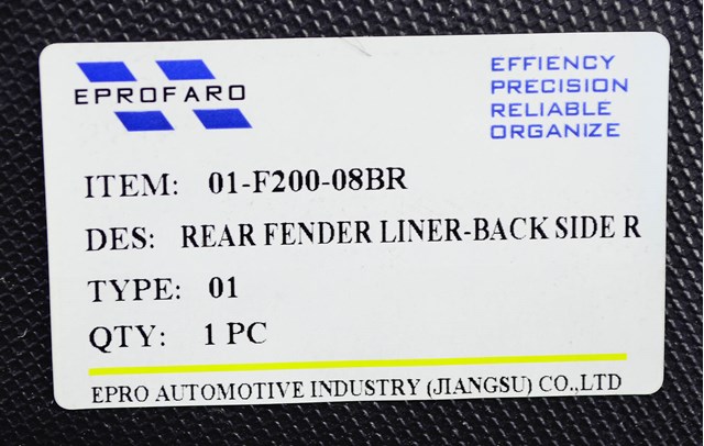 Підкрилок заднього крила, правий задній FPS FP3252386