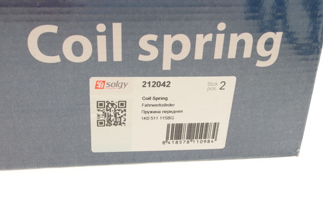 Пружини задні Solgy 212042