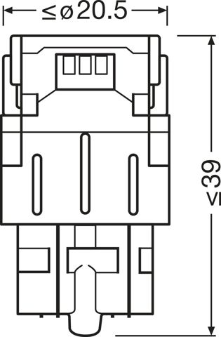 Купити 7515DWP2BL Osram 