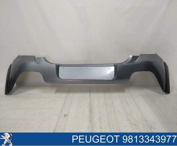 9813343977 Peugeot/Citroen Бампер задній, верхня частина