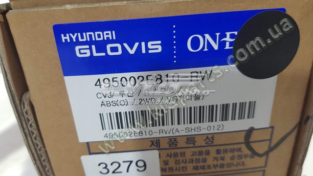 495002E810 Hyundai/Kia Привід передній правий