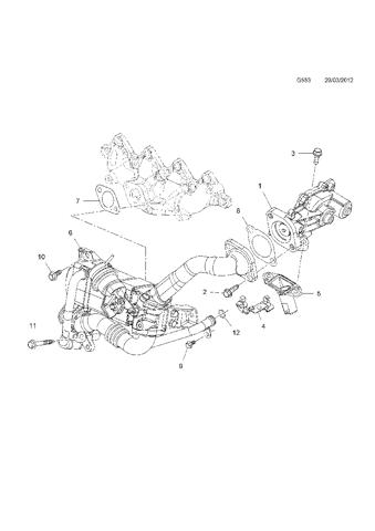 Прокладка випускного колектора Opel 55577929 ціна, від 15.20 USD