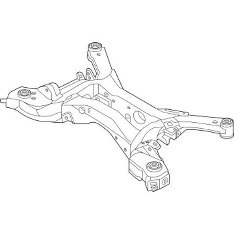 Купити 554005MP1A Nissan/Infiniti Балка задньої підвіски, підрамник