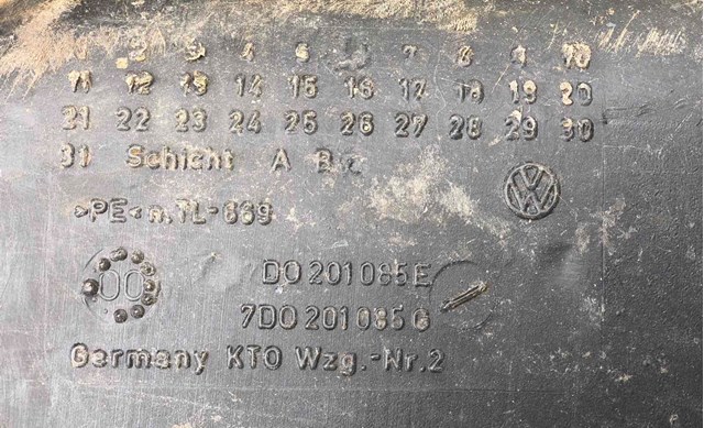 7D0201085E VAG Бак паливний