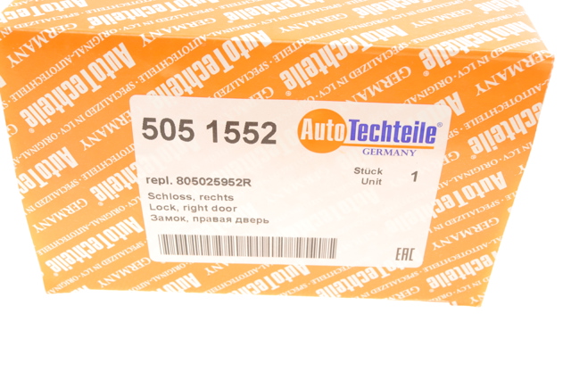 5051552 Autotechteile Замок двері правої передньої