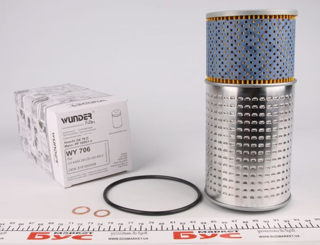 Масляний фільтр двигуна Wunder WY706 ціна, від 6.36 USD