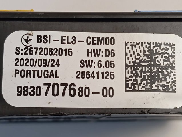  9830707680 Peugeot/Citroen