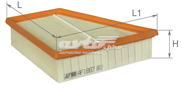 Купити AF1887 Alpha Filter Автомобільний фільтр повітря