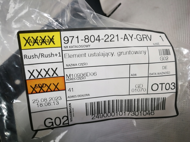 971804221AYGRV Porsche 