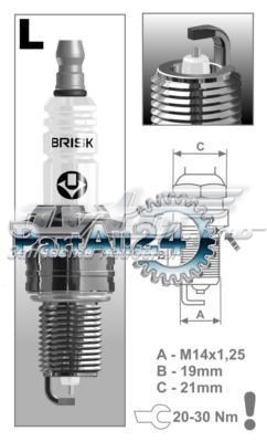 Свічки автомобільні Brisk LR15YS9 ціна, від 3.40 USD