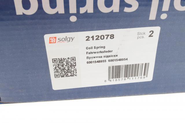 Пружина задня Solgy 212078 ціна, від 19.15 USD