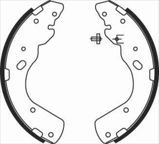 Купити BC08450 Starline Колодки гальмові задні, барабанні