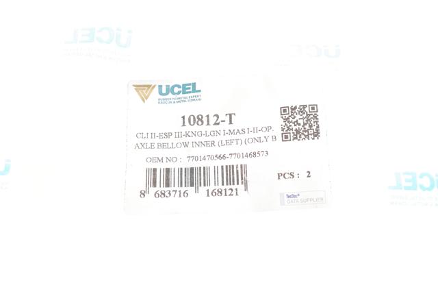 Пильник ШРКШа внутрішній лівий 10812T Uc-el