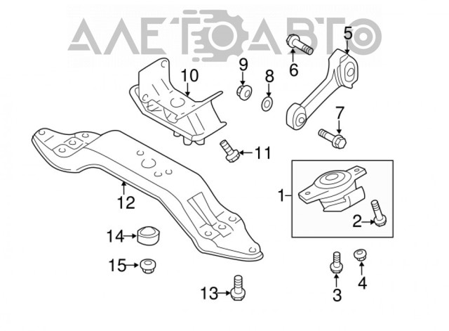 41011AG012 Subaru 