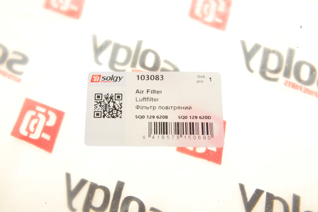 Елемент повітряного фільтра Solgy 103083 ціна, від 5.28 USD