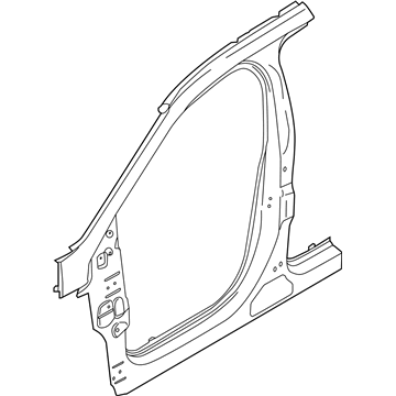 FA1Z58211A10A Ford Панель кузова права