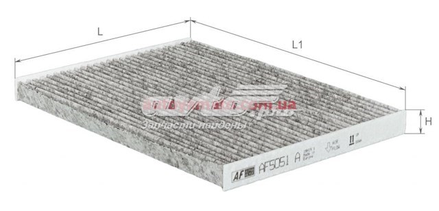 Купити AF5051A Alpha Filter Фільтр салону вугільний