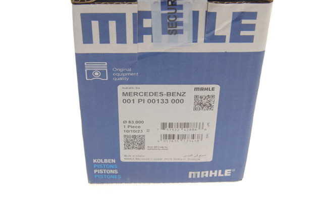 001PI00133000 Mahle Original Поршень в зборі