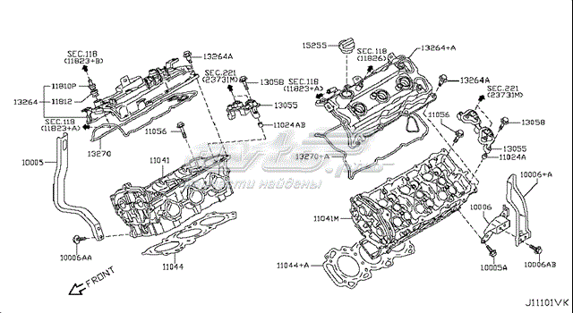 Купити 13264JK00B Nissan/Infiniti 