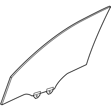 Скло передніх дверей, лівою XYG GS1104D301 ціна, від 40.31 USD