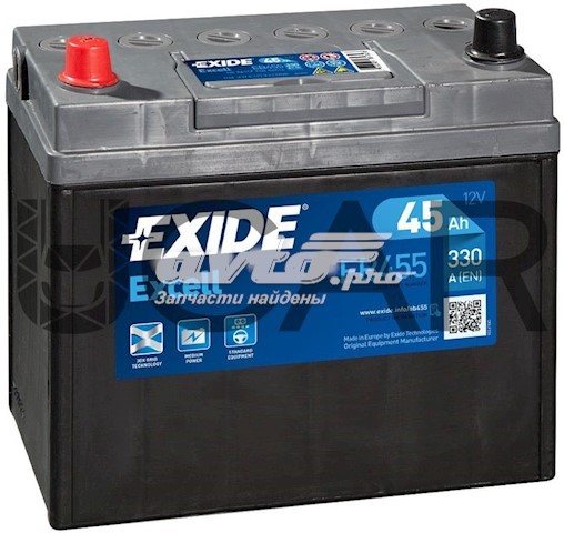 Купити Акумулятор Exide 45 А/г (EB455)